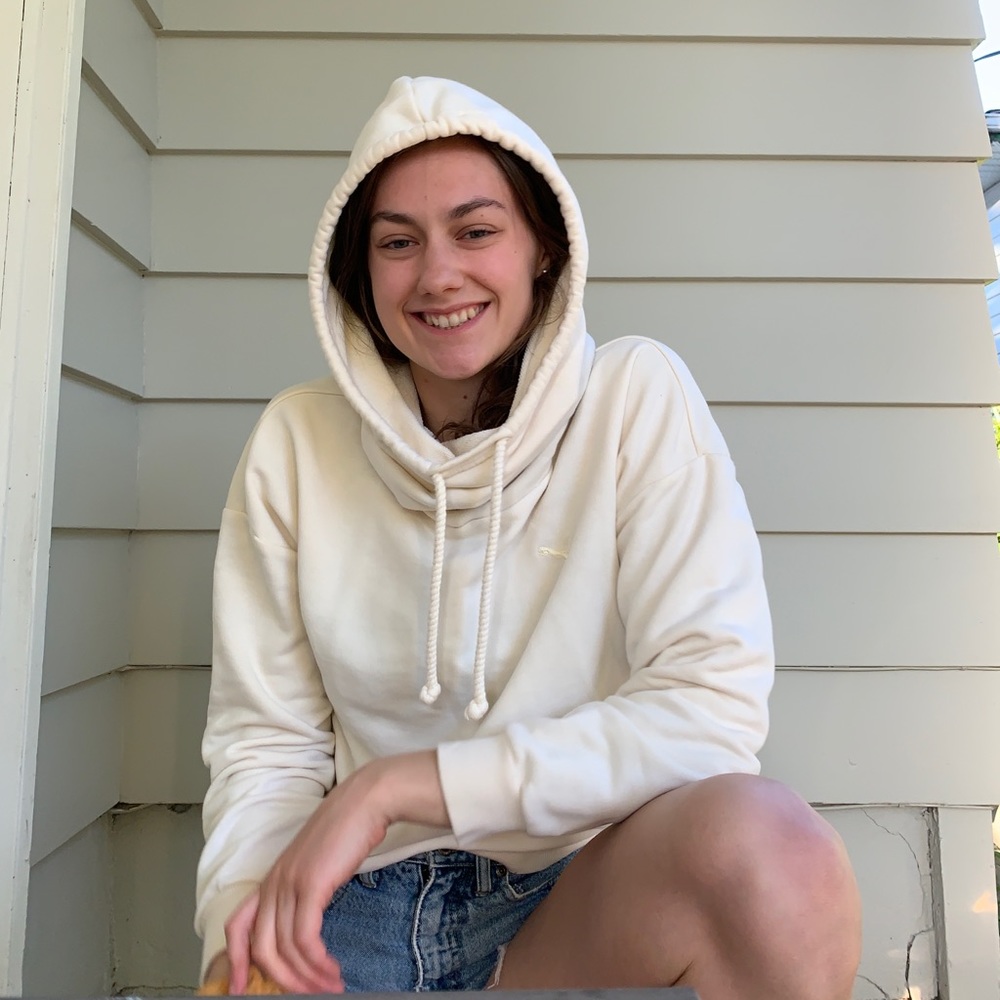 Unique white PUMA hoodie